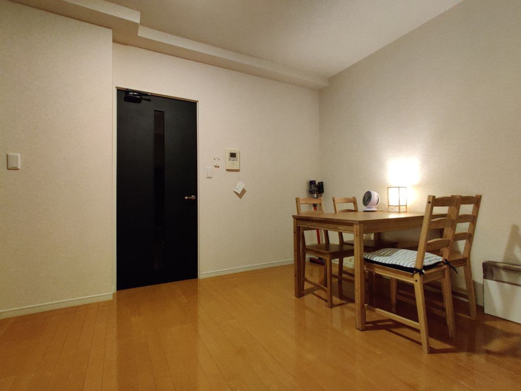living room of a typical apartment in japan